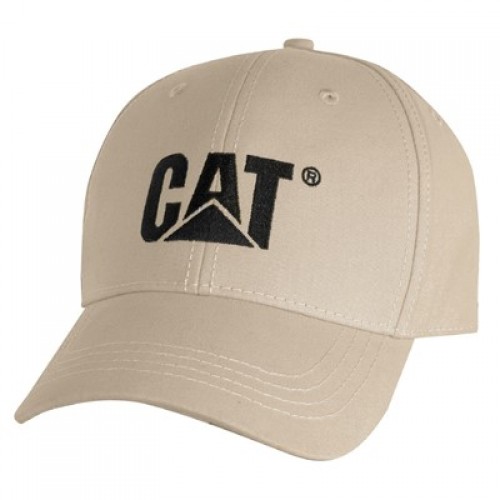 CAT 100% Cotton Baseball Cap | KHAKI